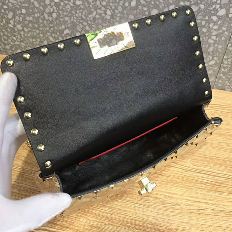 2018 VALENTINO ROCKSTUD SPIKE SMALL CHAIN BAG