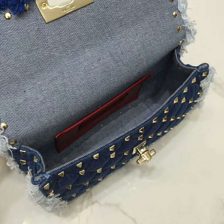 2018 VALENTINO ROCKSTUD SPIKE SMALL CHAIN BAG