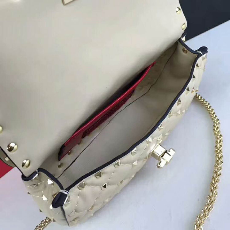 2018 VALENTINO ROCKSTUD SPIKE SMALL CHAIN BAG