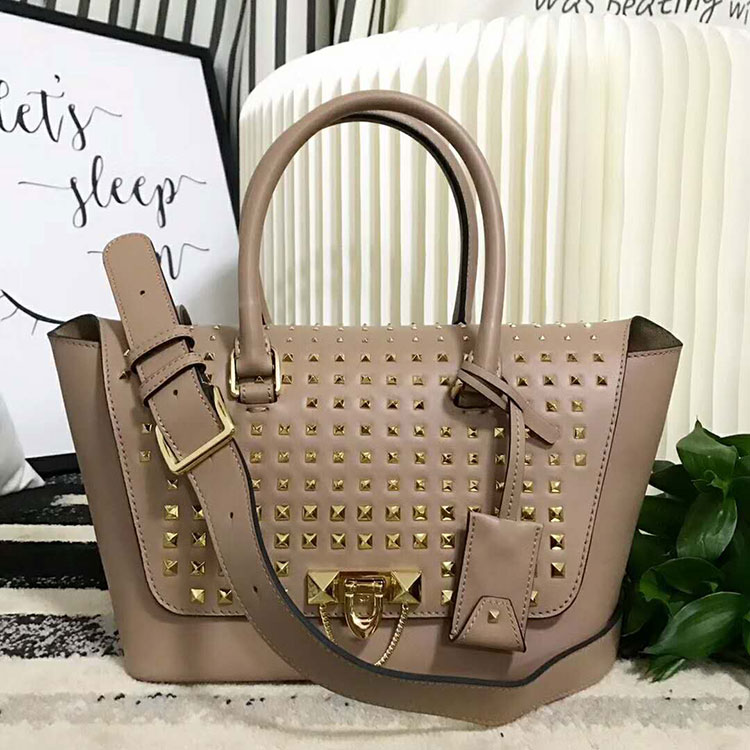 2018 VALENTINO SMALL DEMILUNE DOUBLE HANDLE BAG V2047