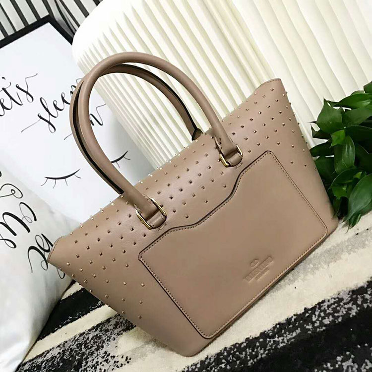 2018 VALENTINO SMALL DEMILUNE DOUBLE HANDLE BAG V2047