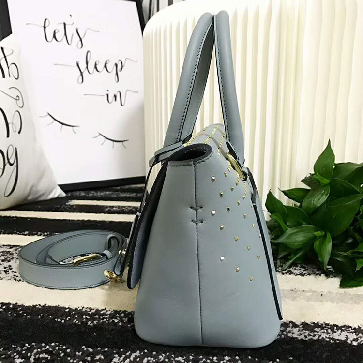 2018 VALENTINO SMALL DEMILUNE DOUBLE HANDLE BAG V2047