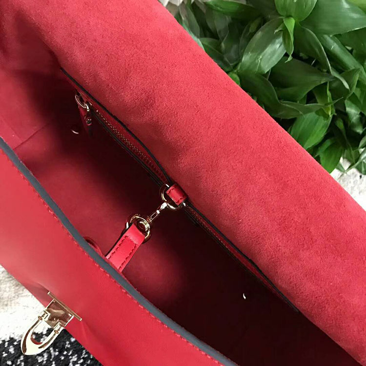 2018 VALENTINO SMALL DEMILUNE DOUBLE HANDLE BAG V2047