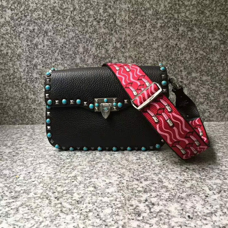 2018 Valentino GUITAR ROCKSTUD ROLLING CROSS BODY BAG 0936L