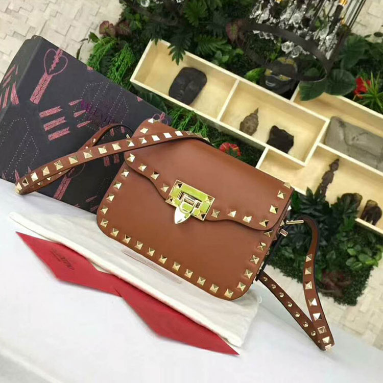 2018 Valentino GUITAR ROCKSTUD ROLLING CROSS SMALL BAG