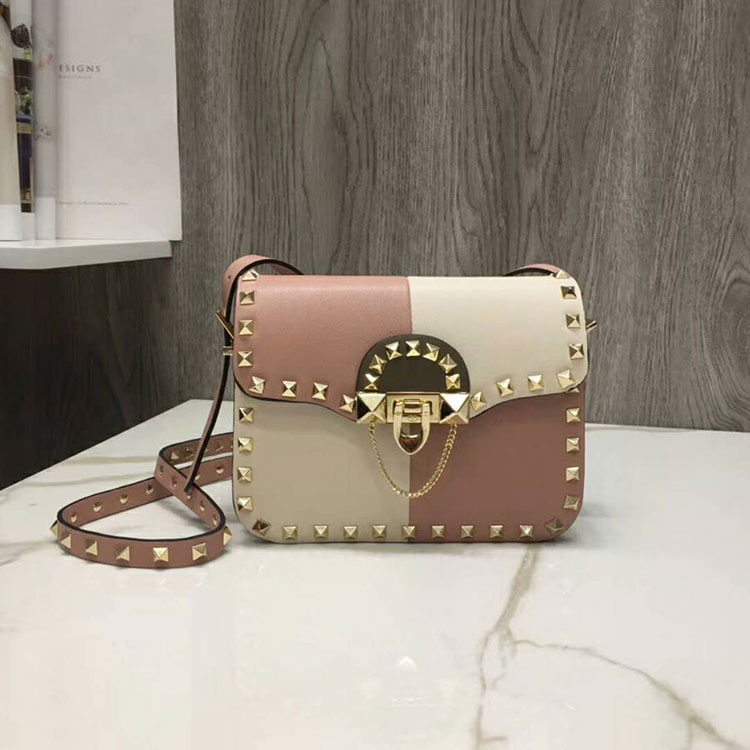 2018 Valentino GUITAR ROCKSTUD ROLLING CROSS SMALL BAG