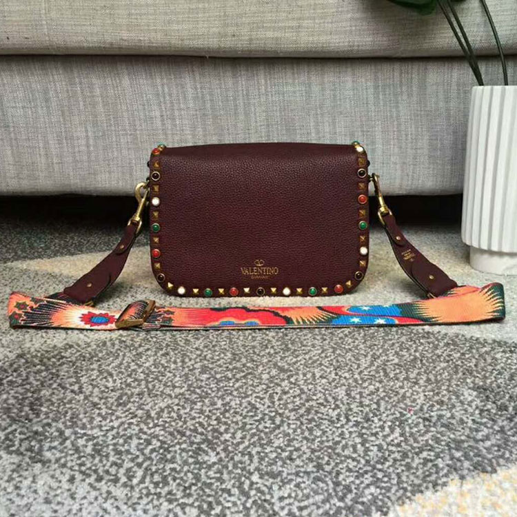 2018 Valentino GUITAR ROCKSTUD ROLLING CROSS SMALL BAG