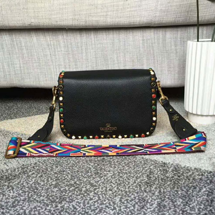 2018 Valentino GUITAR ROCKSTUD ROLLING CROSS SMALL BAG