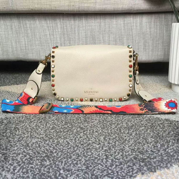 2018 Valentino GUITAR ROCKSTUD ROLLING CROSS SMALL BAG