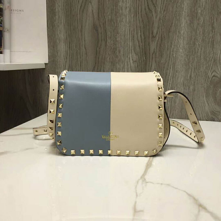 2018 Valentino GUITAR ROCKSTUD ROLLING CROSS SMALL BAG