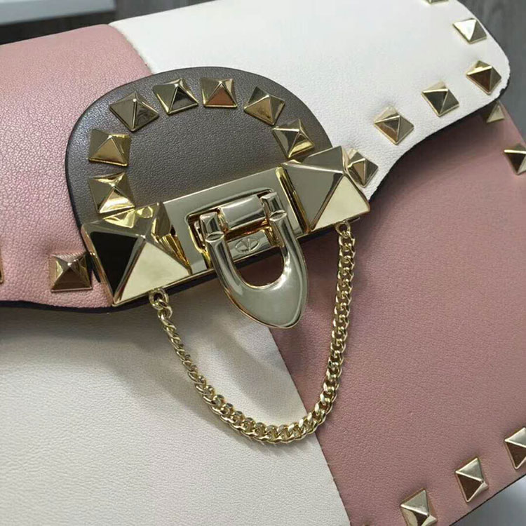 2018 Valentino GUITAR ROCKSTUD ROLLING CROSS SMALL BAG