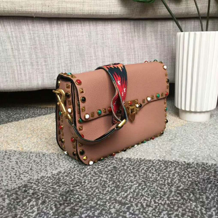 2018 Valentino GUITAR ROCKSTUD ROLLING CROSS SMALL BAG