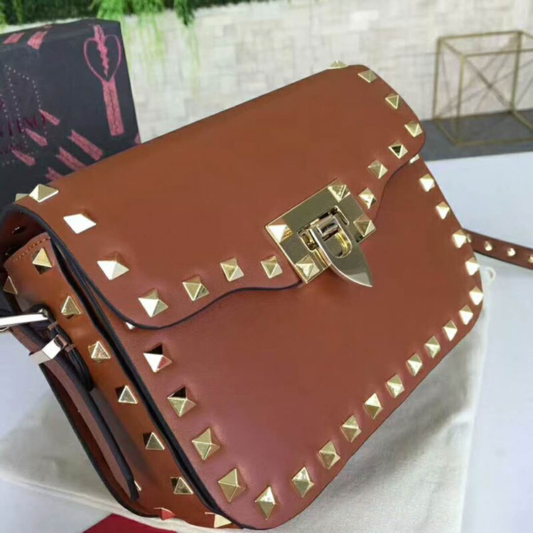 2018 Valentino GUITAR ROCKSTUD ROLLING CROSS SMALL BAG