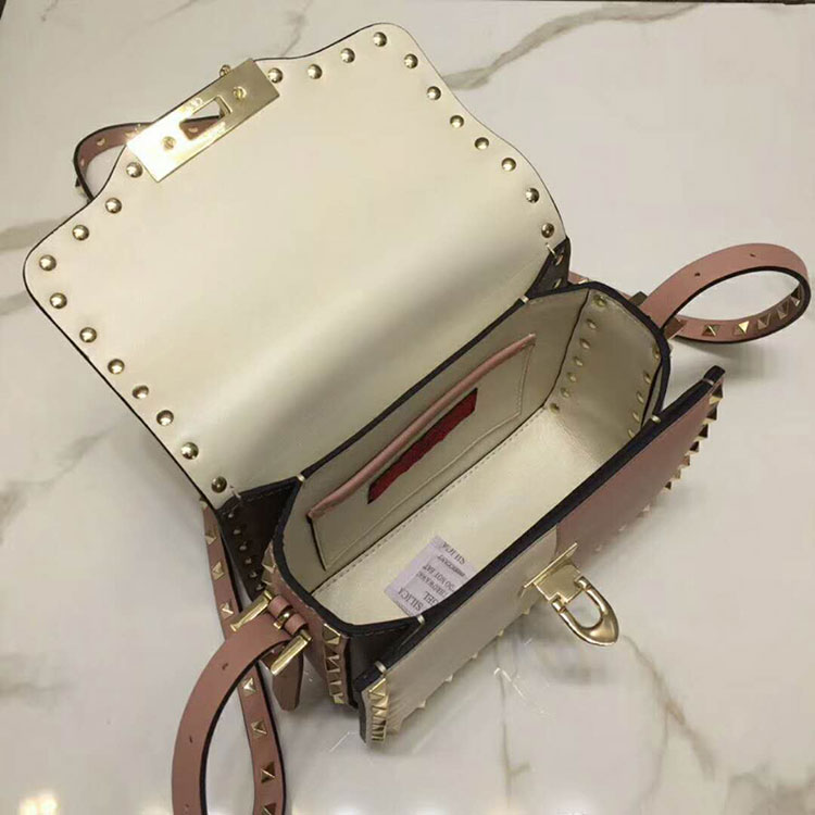 2018 Valentino GUITAR ROCKSTUD ROLLING CROSS SMALL BAG