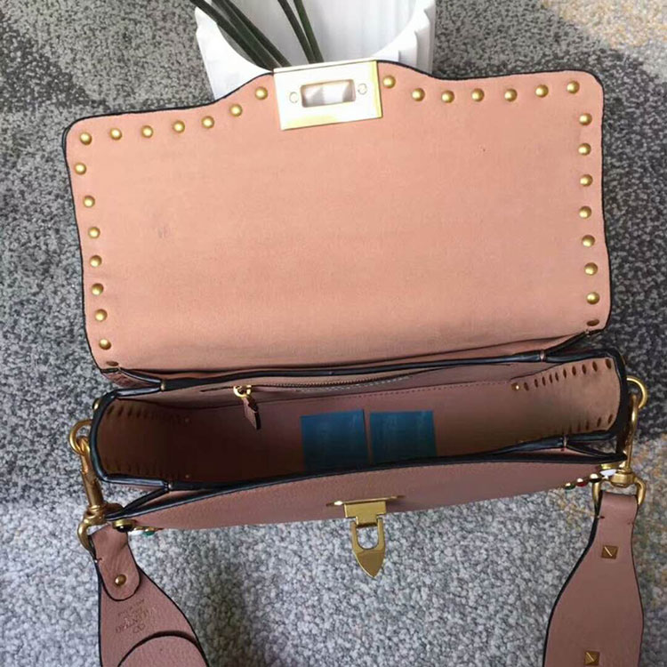 2018 Valentino GUITAR ROCKSTUD ROLLING CROSS SMALL BAG