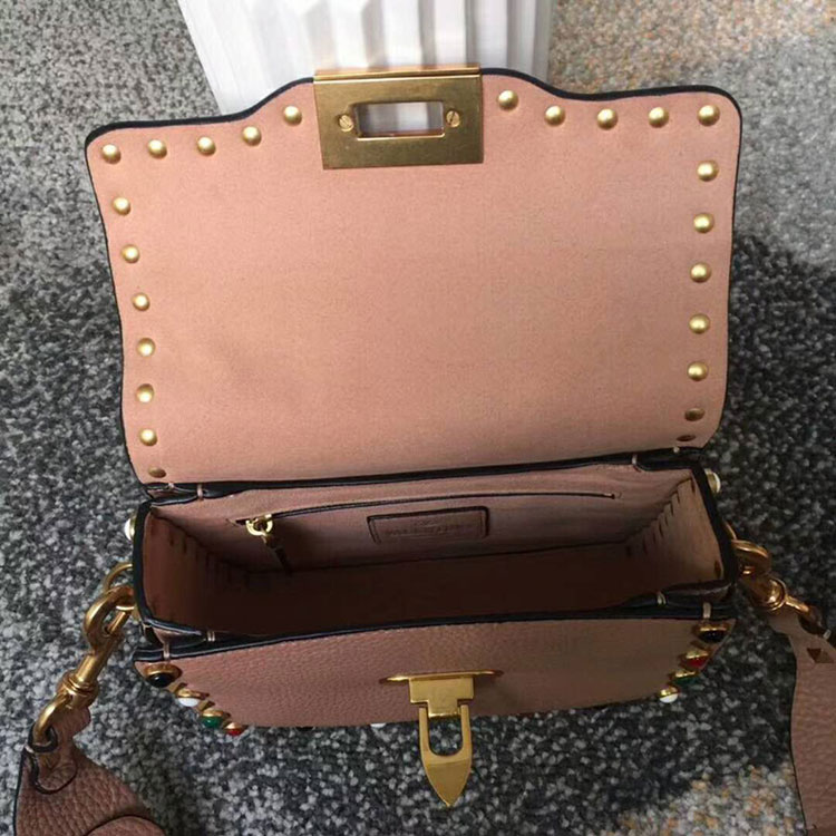 2018 Valentino GUITAR ROCKSTUD ROLLING CROSS SMALL BAG