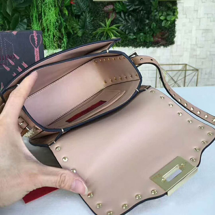 2018 Valentino GUITAR ROCKSTUD ROLLING CROSS SMALL BAG