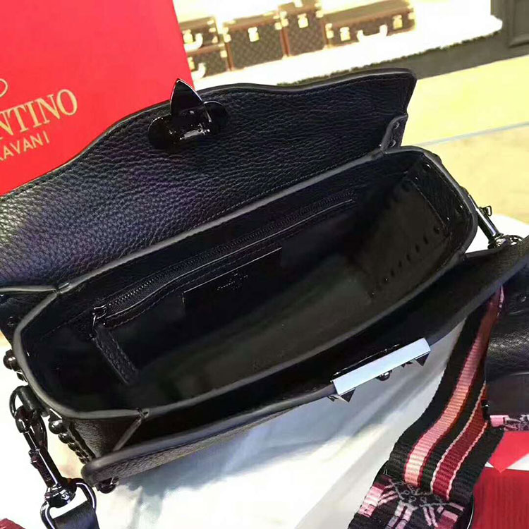 2018 Valentino GUITAR ROCKSTUD ROLLING HOBO BAG