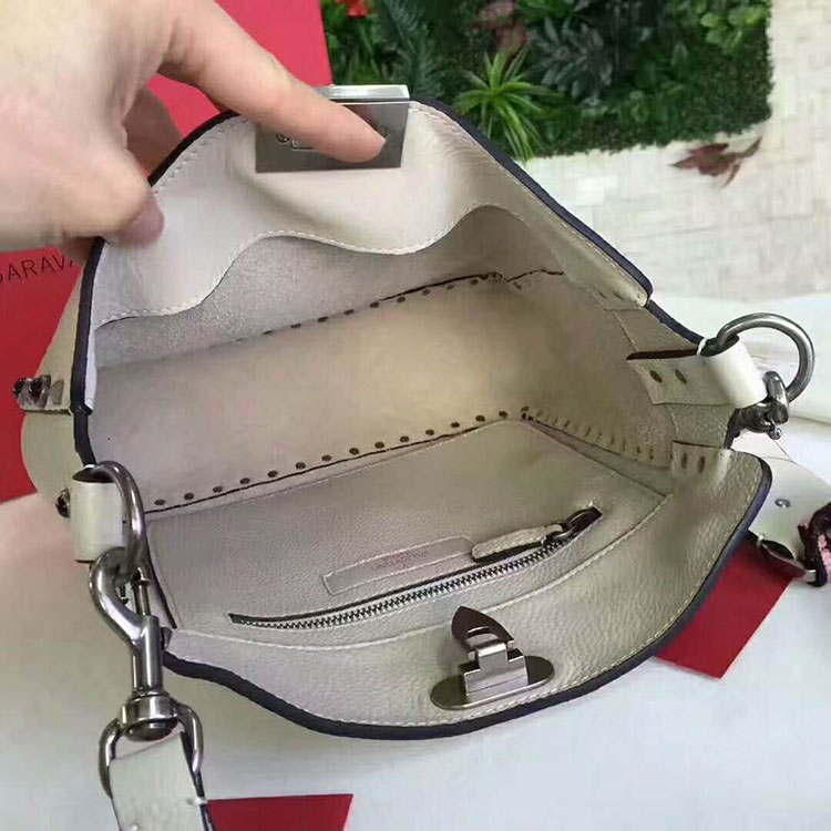 2018 Valentino GUITAR ROCKSTUD ROLLING HOBO BAG