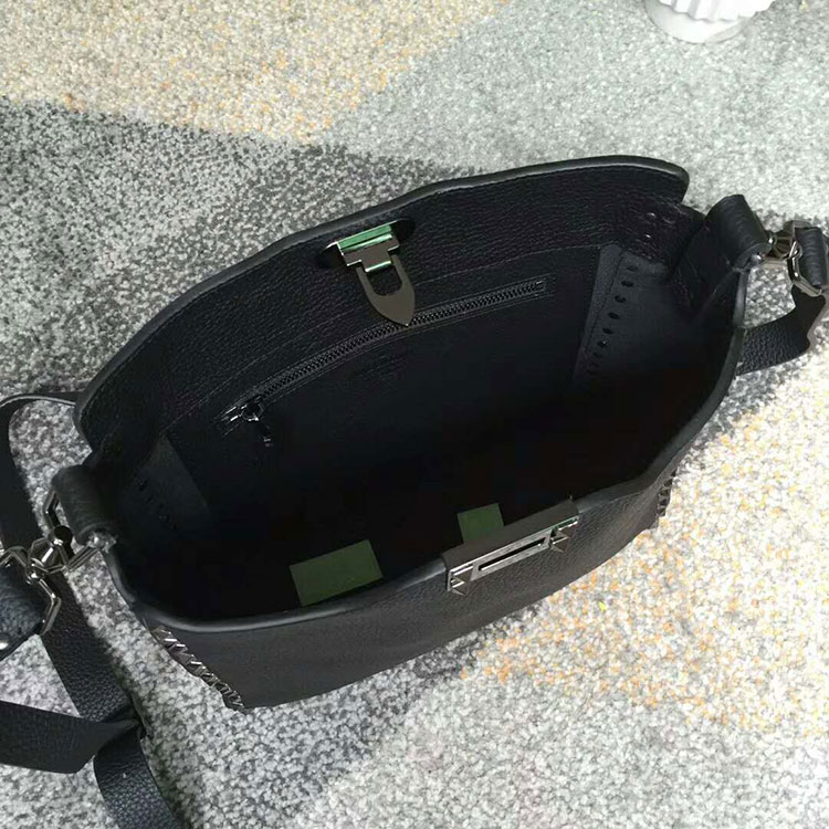 2018 Valentino GUITAR ROCKSTUD ROLLING HOBO BAG