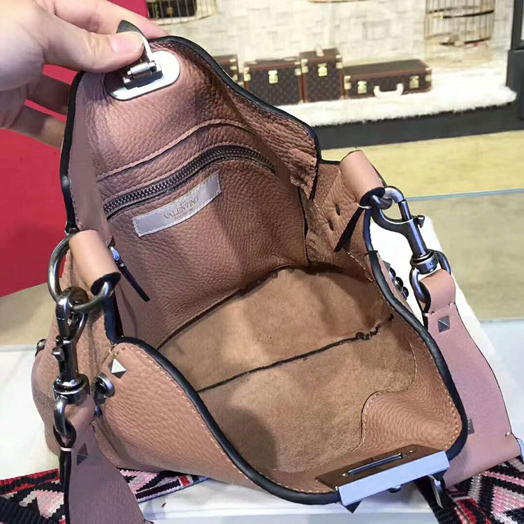 2018 Valentino GUITAR ROCKSTUD ROLLING HOBO BAG