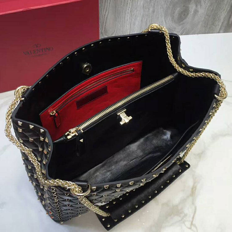 2018 Valentino Garavani Rockstud Spike tote bag