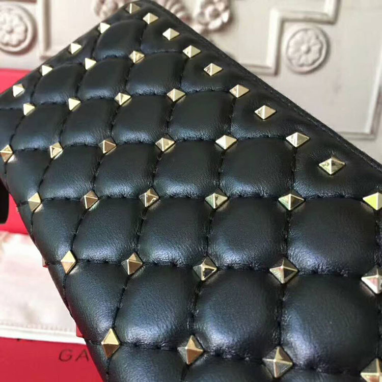 2018 Valentino Garavani Rockstud Spike wallet