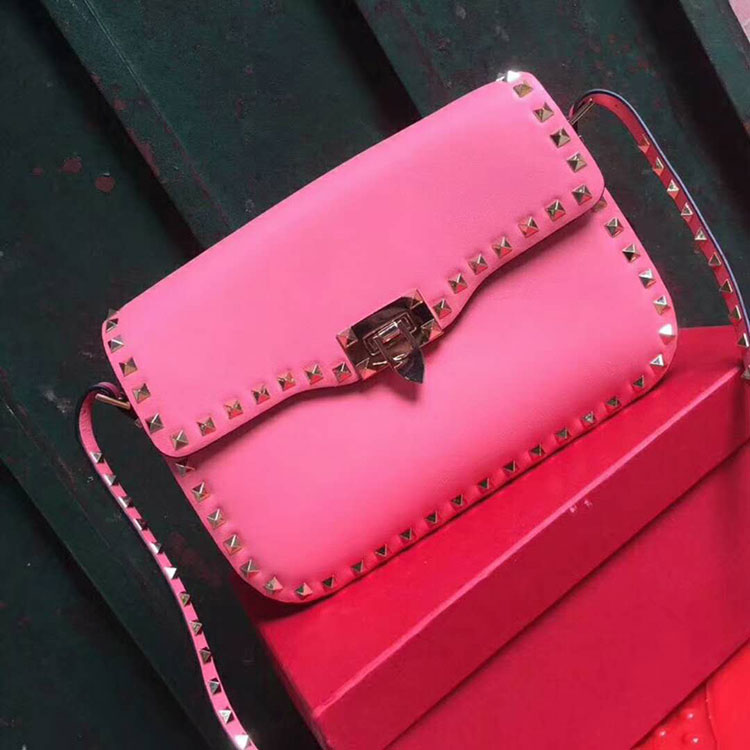 2018 Valentino ROCKSTUD ROLLING NOIR CROSS BODY BAG