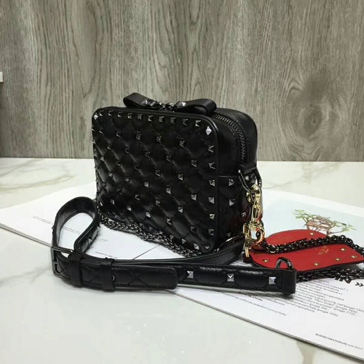 2018 Valentino ROCKSTUD SPIKE CROSS BODY BAG