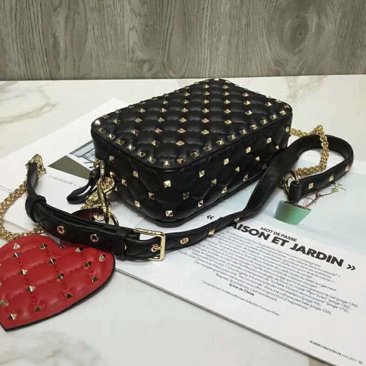 2018 Valentino ROCKSTUD SPIKE CROSS BODY BAG