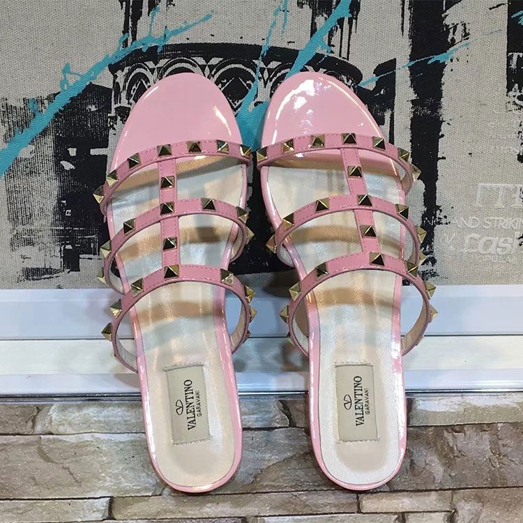 2018 Valentino women flat shoes