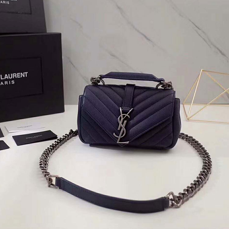 2018 YSL Classic Small College Bag