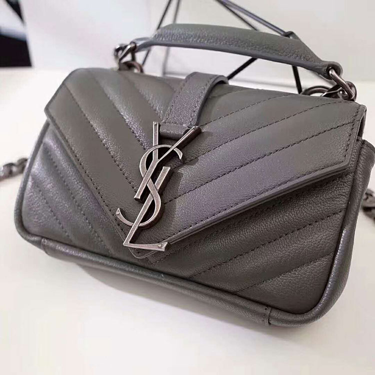 2018 YSL Classic Small College Bag