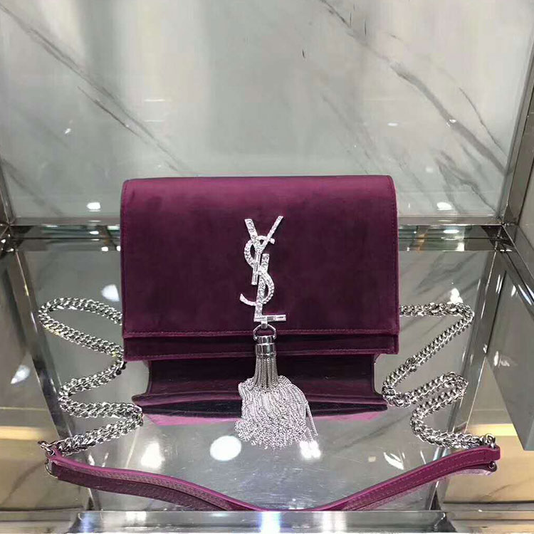 2018 YSL Kate Chain and Tassel Wallet