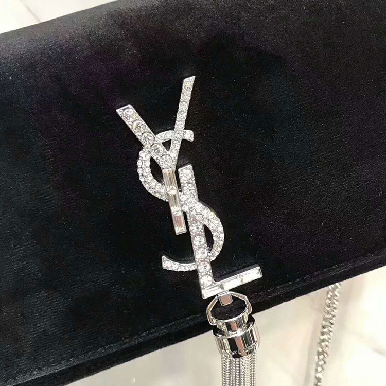 2018 YSL Kate Chain and Tassel Wallet