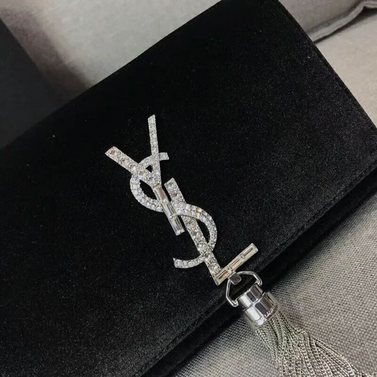 2018 YSL Kate Chain and Tassel Wallet