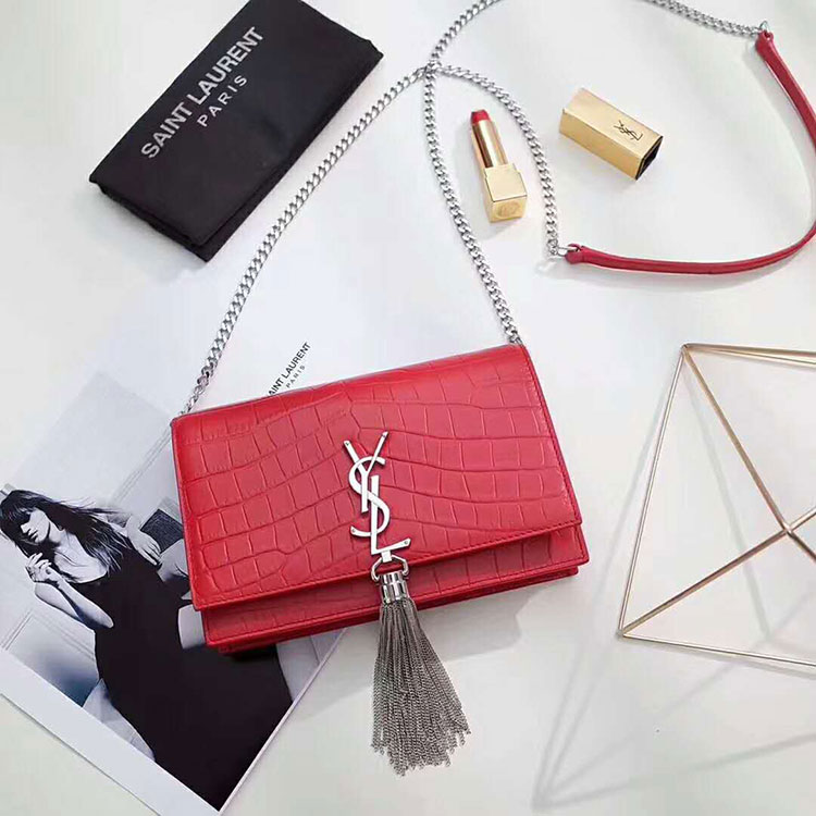 2018 YSL Kate Tassel Chain Wallet