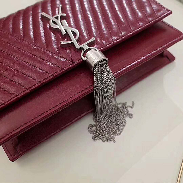 2018 YSL Kate Tassel Chain Wallet