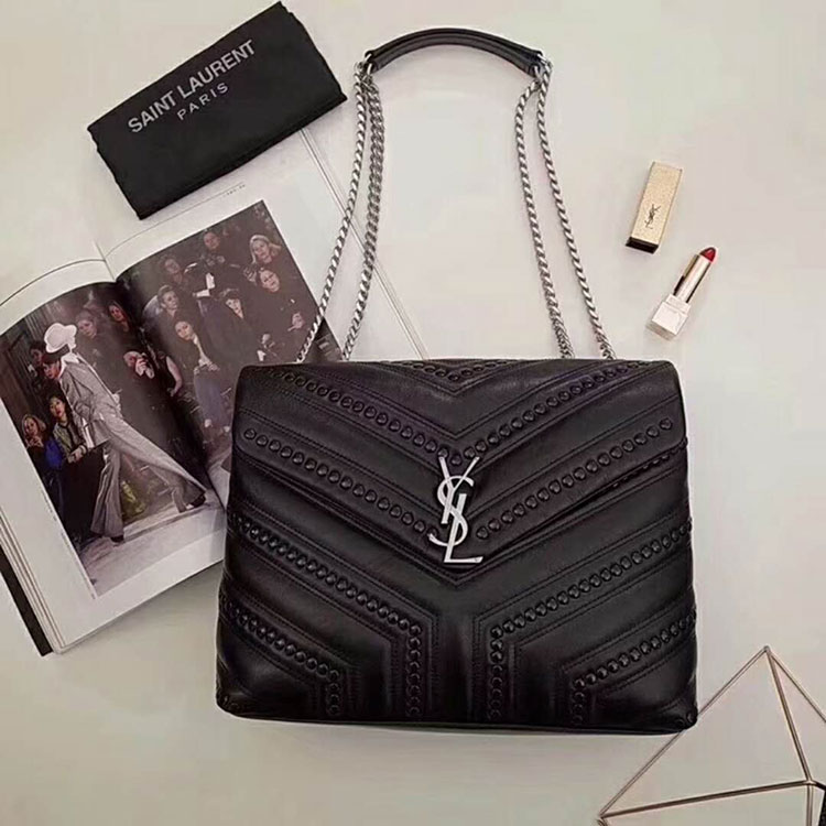 2018 YSL Medium Loulou Chain Bag