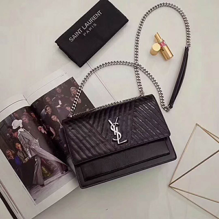 2018 YSL Medium Sunset Bag