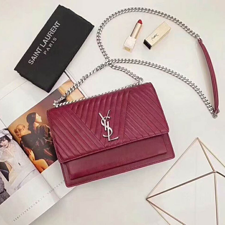 2018 YSL Medium Sunset Bag