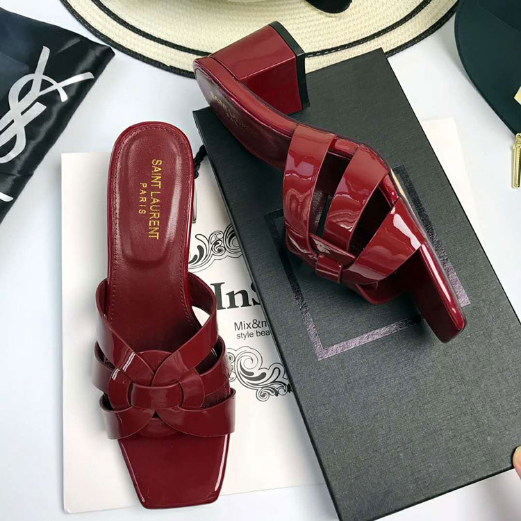 2018 Yves Saint Laurent(YSL) women Sandal in Patent leather