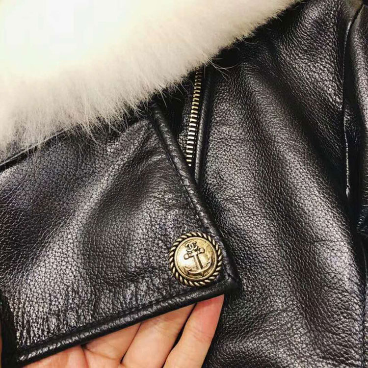 2018 chanel Leather Clothes