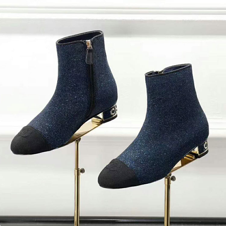 2018 chanle women Boots Heel 3.5cm