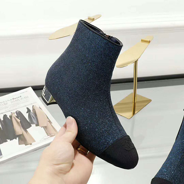 2018 chanle women Boots Heel 3.5cm