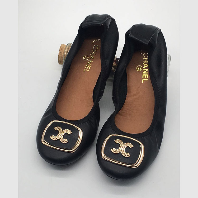 2018 chanle women Dancing shoes in Calfskin