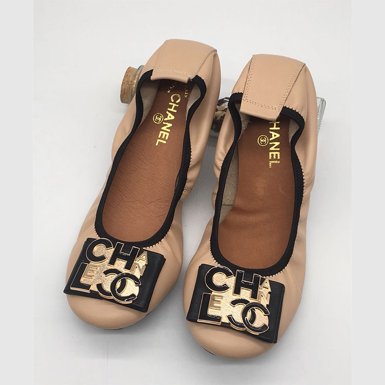 2018 chanle women Dancing shoes in Calfskin