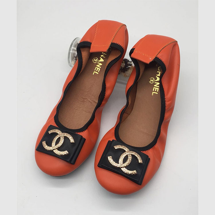 2018 chanle women Dancing shoes in Calfskin