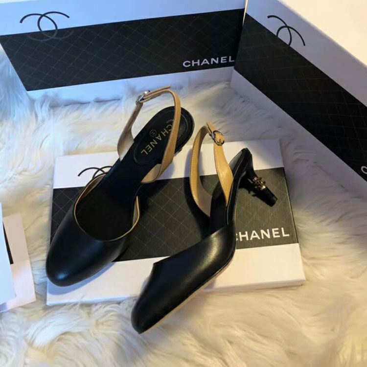 2018 chanle women Sandal in Lambskin