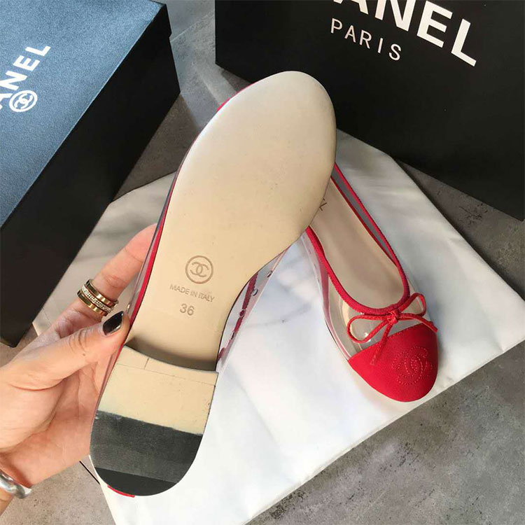 2018 chanle women Sandal in PVC